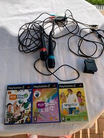 Microfoni e telecamera PlayStation 2