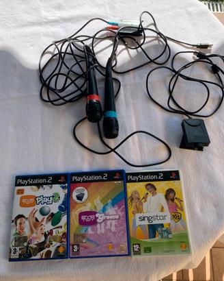 Microfoni e telecamera PlayStation 2