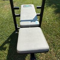 Panca + barra porta pesi