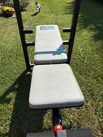 Panca + barra porta pesi