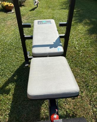 Panca + barra porta pesi