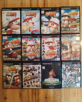 Lotto 12 Videogiochi PS2 Japan  Baseball 