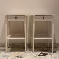 Coppia comodini IKEA Hemnes bianchi