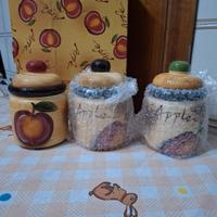 set  di ceramica dipinto a mano