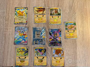 Carte pokemon 30th anniversario