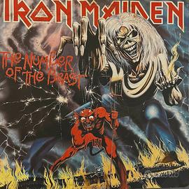 iron maiden the number of the beast lp