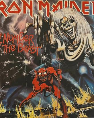 iron maiden the number of the beast lp