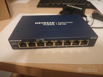 Netgear GS108 Gigabit Switch 8 porte