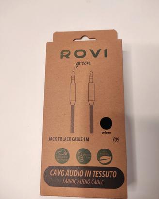 cavo audio in tessuto 