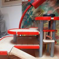 Gioco in legno Garage parcheggio con macchinine