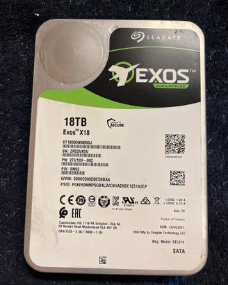 SEAGATE 18TB EXOS