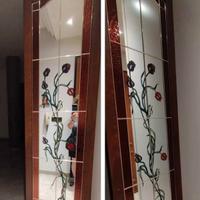 Specchio decorato a mano 