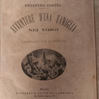 Libro Antico Le avventure d'una famiglia nei Vosgi