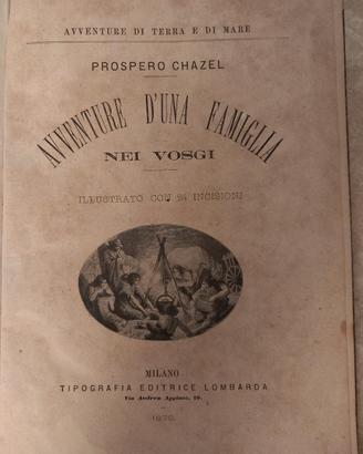 Libro Antico Le avventure d'una famiglia nei Vosgi