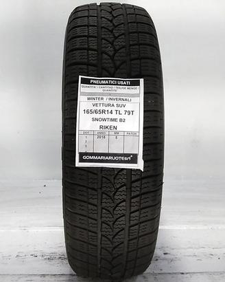 1 PNEUMATICO USATO 165/65R14 79T SNOW T B2 RIKEN G