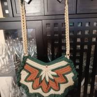 borsa uncinetto cordino swan 