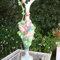 Anfora Liberty porcellana Barbottine anni 20