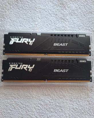 Kingston Fury Beast  DDR5 RAM 64gb ( 2x32gb)