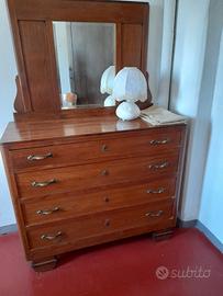 cassettiera in legno 