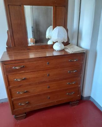 cassettiera in legno 