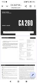 Amplificatore Harman Kardon CA 260