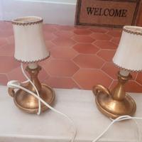 abasciur vintage da comodino lampada