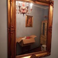 specchio con  cornice