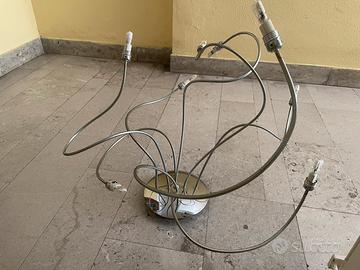 Plafoniera lampadario moderno a braccio flessibii