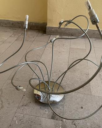 Plafoniera lampadario moderno a braccio flessibii