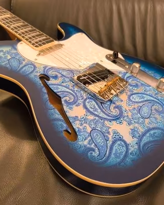 Telecaster Thinline Paisley di liuteria