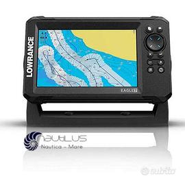 Lowrance GPS/ECO Eagle 7" con trasd. Splitshot