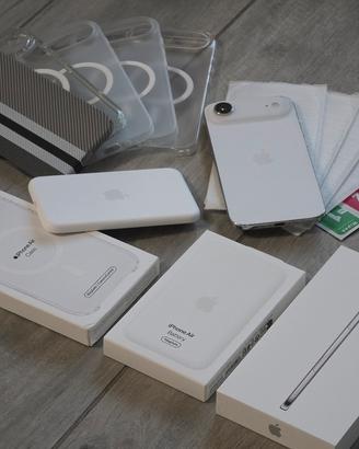 iPhone Air 256GB bianco + battery pack + case