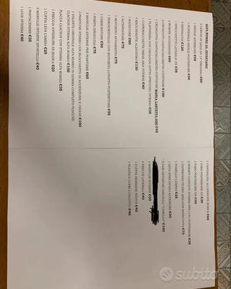 Ricambi Alfa Romeo 33