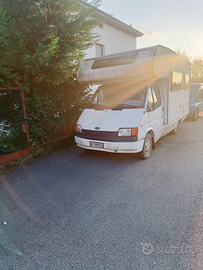 Ford transit 1989 2.5 camper mansardato aspirato