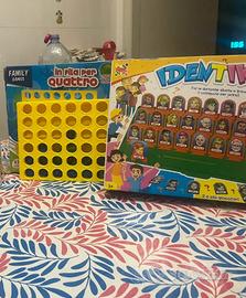 Giochi di tavolo Identikit e forza quattro