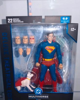 Action Figure Superman & Krypto McFarlane Deluxe 