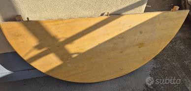 tavola rotonda legno