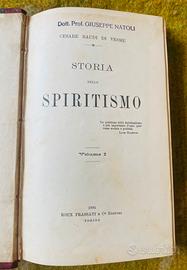 “Storia dello Spiritismo” libro antico 1896