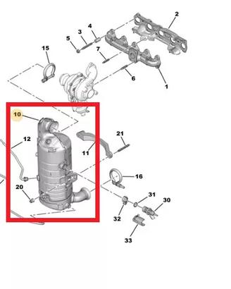 CATALIZZATORE FAP STELLANTIS 9839652280 1686229680