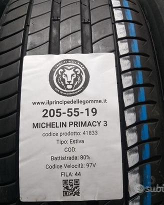 2 gomme 205 55 19 michelin a41833