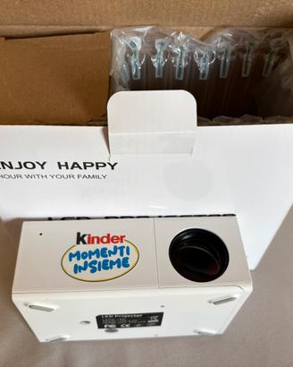 Mini proiettore kinder momenti insieme