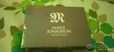 cristallo soprammobile disegno uccello 