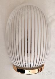 Lampada da parete anni '90 a righe