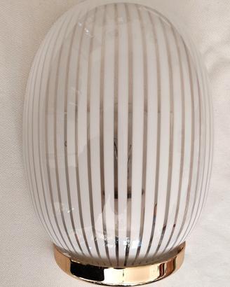 Lampada da parete anni '90 a righe