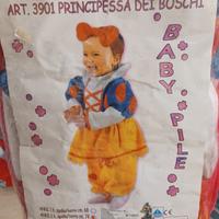 Vestitino di Biancaneve 2 anni in pile