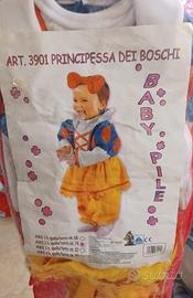 Vestitino di Biancaneve 2 anni in pile