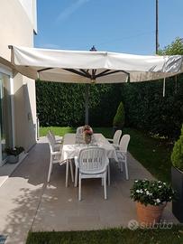 Set ombrellone tavolo e sedie