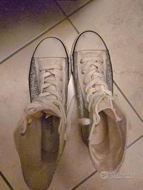 Scarpa American Eagle-stile simil Converse glitter