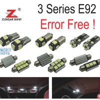 KIT 21 LAMPADE LED INTERNE BMW SERIE 3 E92 COUPE M