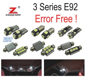 KIT 21 LAMPADE LED INTERNE BMW SERIE 3 E92 COUPE M